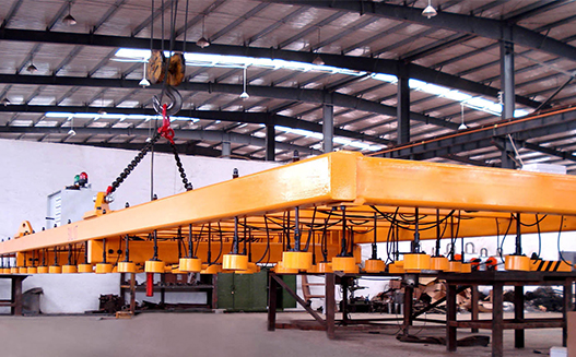 HM5磁力吊具_鋼板切割線上下料吊具